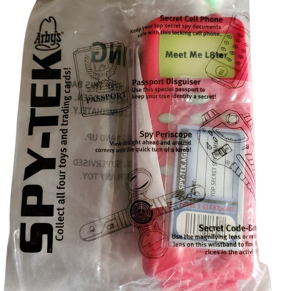 2003 Arbys Spy Tek Secret Cell Phone New in Plastic